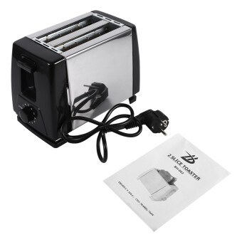 2-Slice Toaster Stainless Steel Machine 750W Electric for Breakfast
Household Bread Baking