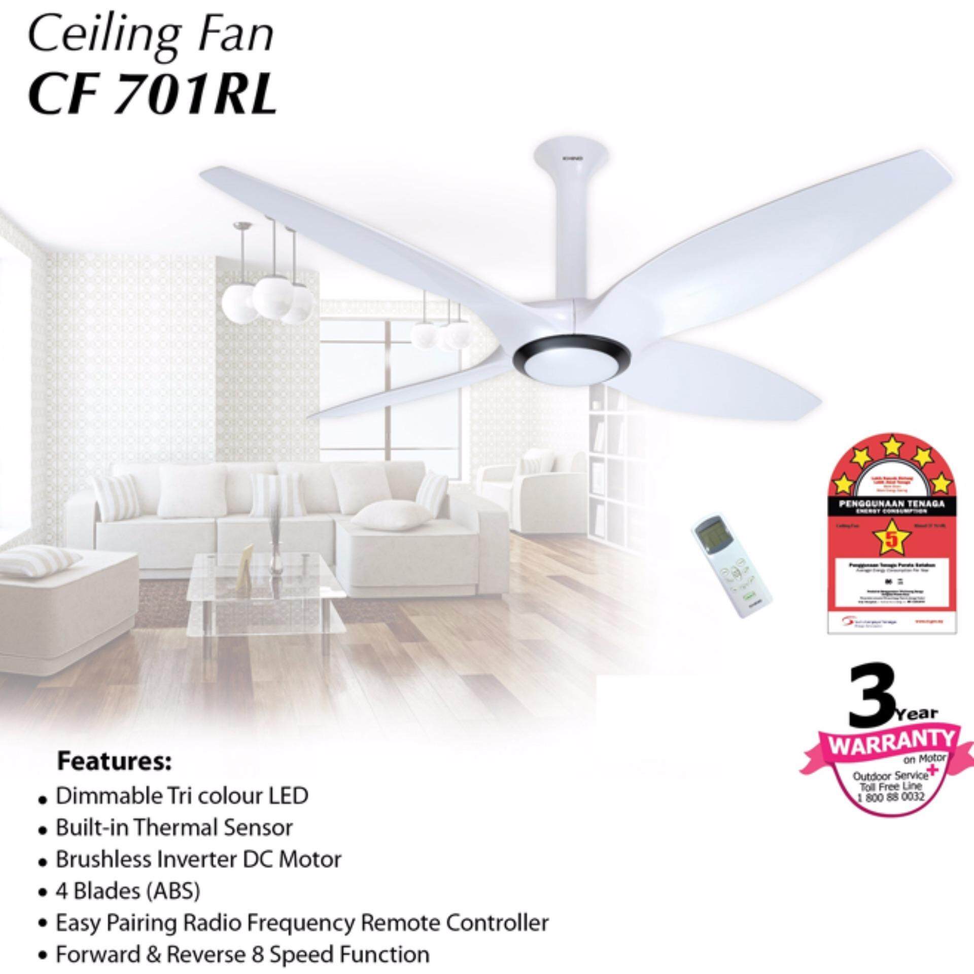 Khind Cf701rl Ceiling Fan W Remote Control Inverter Dc Motor Khind Cf701rl Ceiling Fan W Remote Control Inverter Dc Motor Lazada Malaysia