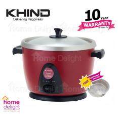 Khind RC128M Anshin Rice Cooker 2.8L Red