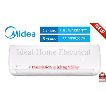 Midea 1.0hp Wall Mounted Inverter Air Conditioner ( R410A ) :
MSMB-09CRDN1 + Installation In Klang Valley