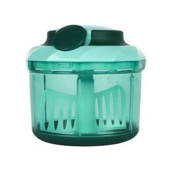SDP Manual Food Chopper Hand-Powered Food Chopper Compact Handheld Onion Chopper Garlic Squeezer Ginger Slicer Pepper Cut Herbs Chop Cheeses Chopper Masher