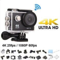 Action camera remote Ultra HD 4K WiFi 1080P 60fps 2.0 LCD 170Dsport go waterproof pro camera black