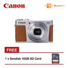 Canon PowerShot G9X Digital Camera Silver + 16GB SD Card