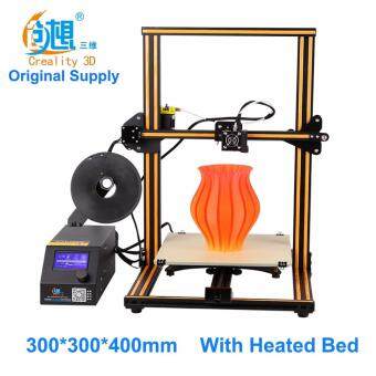 High Quality High Precision CREALITY CR-10 3D Printer Large Print Size DIY Desktop Kit PLA Filament with Heated Bed 300 300 400mm DIY 3D Printer