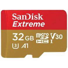 SanDisk Extreme 32GB 100MB/s A1 U3 V30 UHS-I 4K Ultra HD MicroSDHC Memory Card