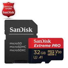 SanDisk Extreme PRO 32GB 100MB/s A1 V30 U3 UHS-I 4K Ultra HD microSDHC Memory Card with Adapter