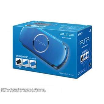 SONY PSP Playstation Portable Console JAPAN MODEL PSP-3000 Vibrant
Blue Value Pack | PSPJ-30024 (Japan Import)