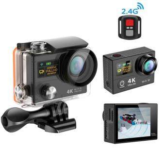 Waterproof Sport Camera H3R Ultra 4K HD 2.0 Inch Screen Remote
Control BK