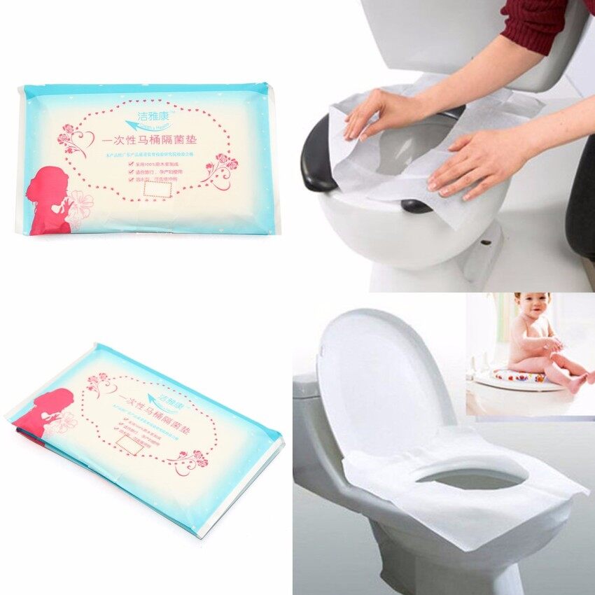 5 Pieces Disposable Toilet Seat Cover Travel Biodegradable 10pcs Disposable Toilet Seat Covers Hygienic Protection Flushable