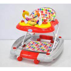 Fairworld Baby Walker With Stopper (grey/red)