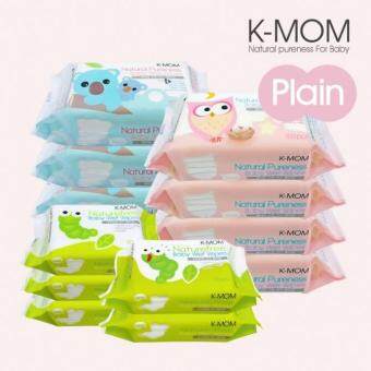 K-Mom Basic Baby Wipes 100s x 8 + K-Mom Basic Baby Wipes 30s x 5