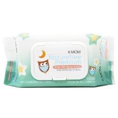 K-MOM Naturefree Organic Premium Wet Wipes 100s x 3 packs