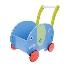 Labebe Baby Walker 2-in-1 Toy Chest Blue Elephant Walker Baby Push Toy for 1-3 Baby Wagon/Activity Walker Baby/girl walker/Learning Walker Girl/Baby Walker Wheels/Push Walker Boy