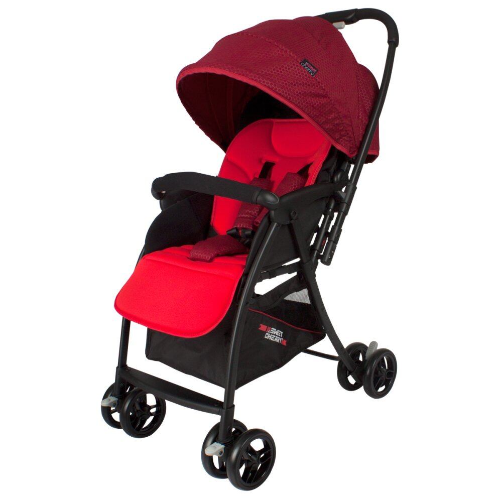 cara pasang stroller sweet cherry