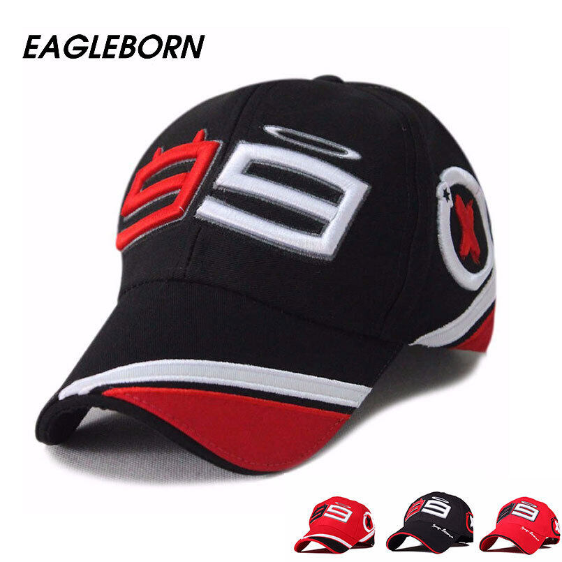 EAGLEBORN F1 MOTO GP DEKTON Jorge Lorenzo 99 Topi Baseball CapCotton Balap Motor Bisbol Topi Gorra Signature Hat-Intl