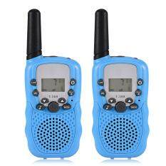 2PCS 3KM Range 22 Channel Walkie Talkies 2-Way Radio Interphone for Outdoor Activity- Blue