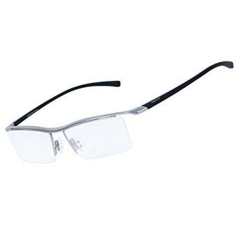 Agstum Pure Titanium Half Rimless Business Glasses Frame ...