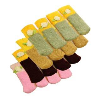 Chair Leg Floor Protectors Wool Cover Table Scratch Furniture Viskey ... Chair Leg Floor Protectors Wool Cover Table Scratch Furniture Viskey ...