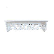 Wall Deco Rack Flower White