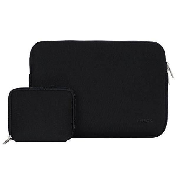 HSEOK 13-13.3 Inch Laptop Sleeve Case, Water-resistant Sleeve with Case for MacBook Air/Pro Retina Late 2012-2016, Black – intl