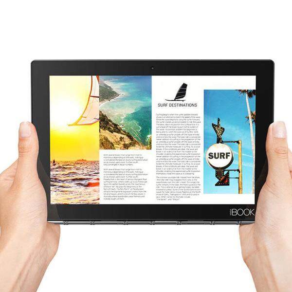 Original Box Lenovo Yoga Book 64GB Intel Atom X5 Z8550 Quad Core 10.1 Inch Android 6.0 Tablet PC Champagne – intl