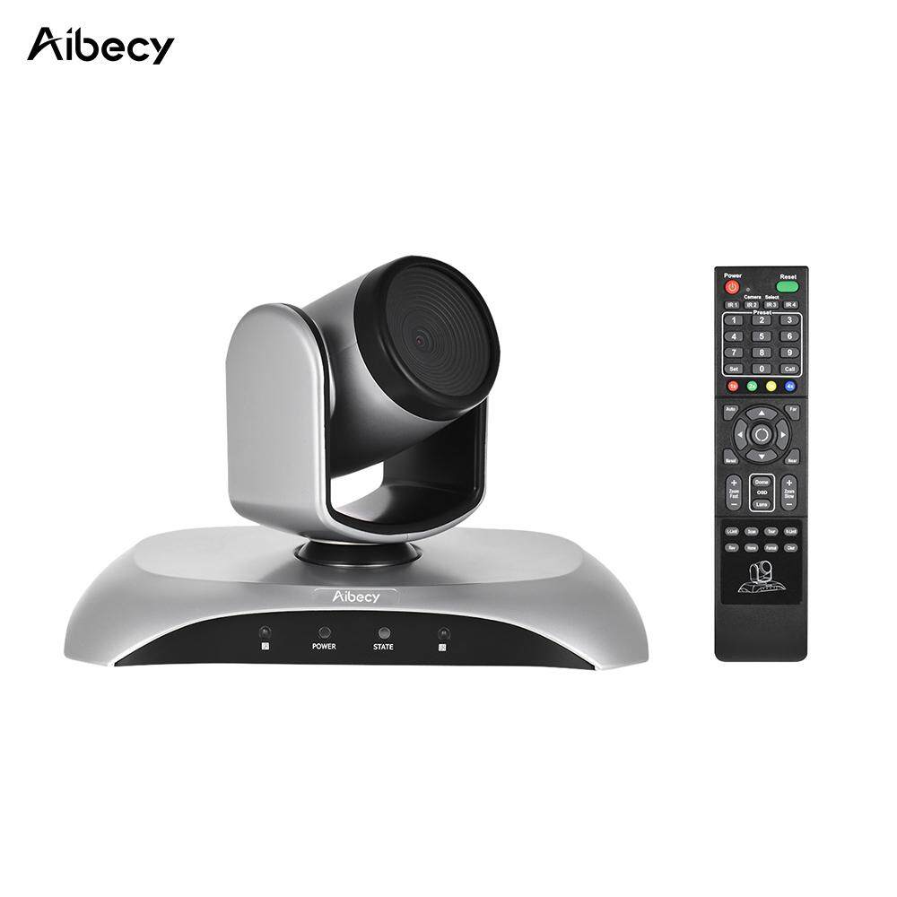 Aibecy 1080P FHD USB Video Conference Camera Auto Focus 360� Auto Scan Plug-N-Play with Infrared Remote Control – intl