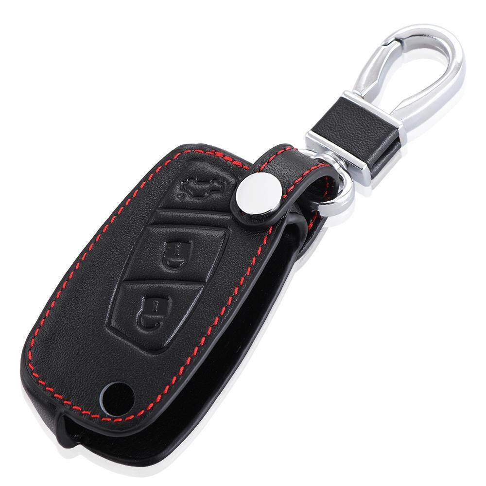 Dong Kulit Kunci Mobil Fiat/Panda/Stilo/Punto/Doblo/Grande/Bravo 500 ducato/Minibus 3 Kenop Mobil Modis