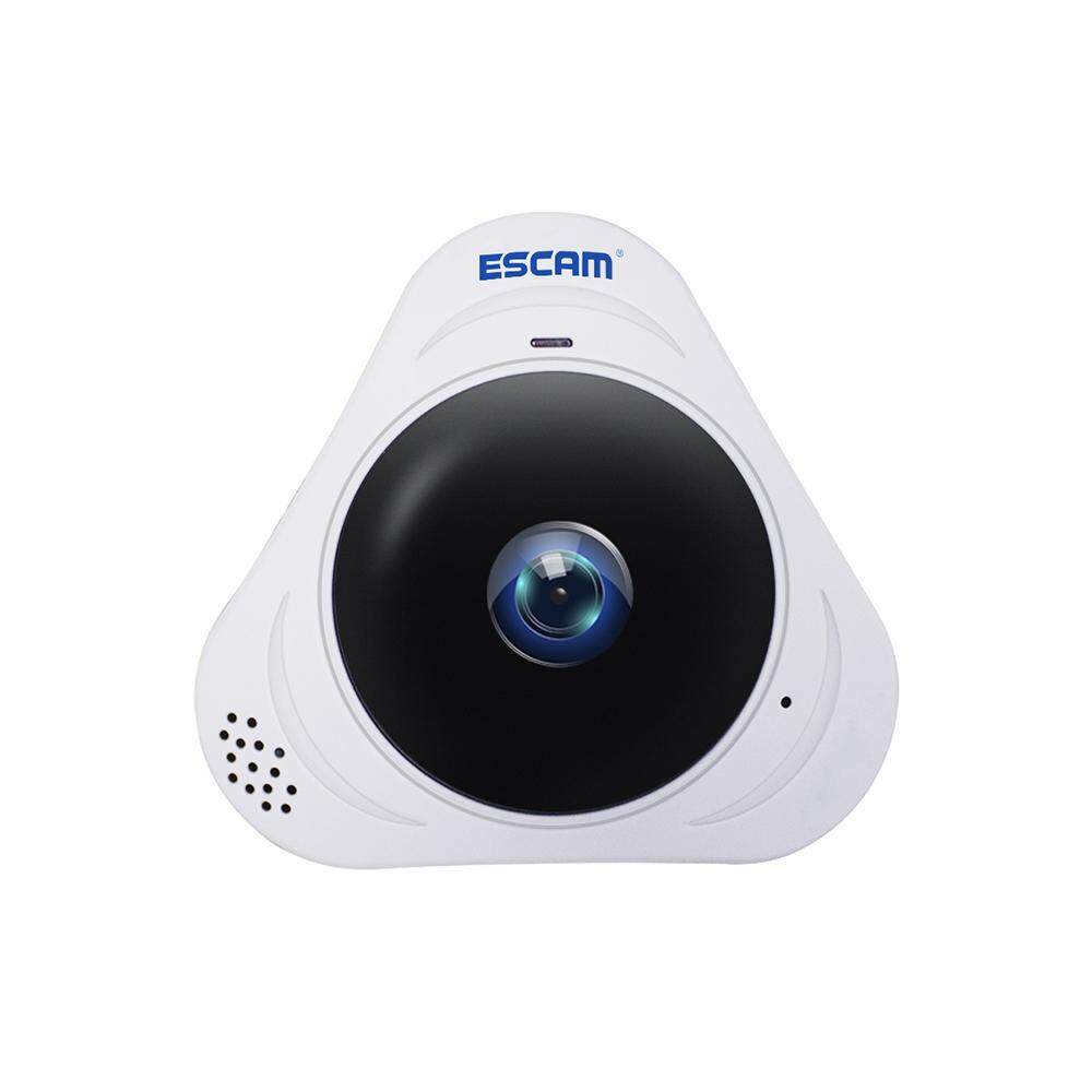yiokmty US PLUG ESCAM Q8 360° Rotating Home Security IP Camera Webcam Fisheye HD 960P Internet IR Night Vision Wifi Office Monitor – intl