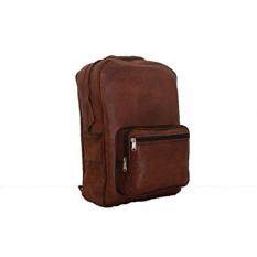Leather Backpack 15 Inch MacBook / Laptop Rucksack Shoulder Bag College School Bag – intl