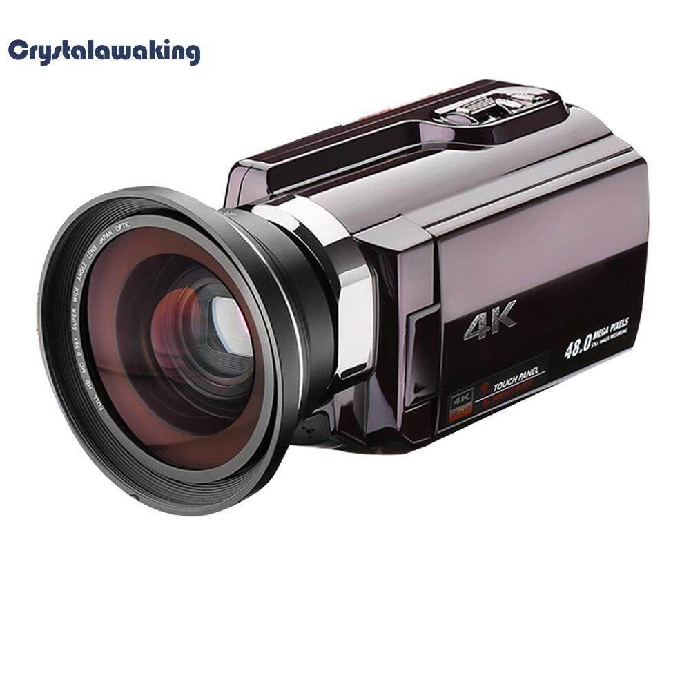 4K 30FPS Wifi Digital IR Night Vision Camcorder with Wide Angle Macro Lens
