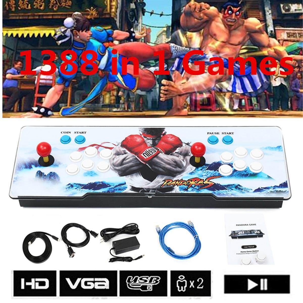 1388 in 1 Classical Game Pandoras Box Arcade Video Console Gamepad 2 Players