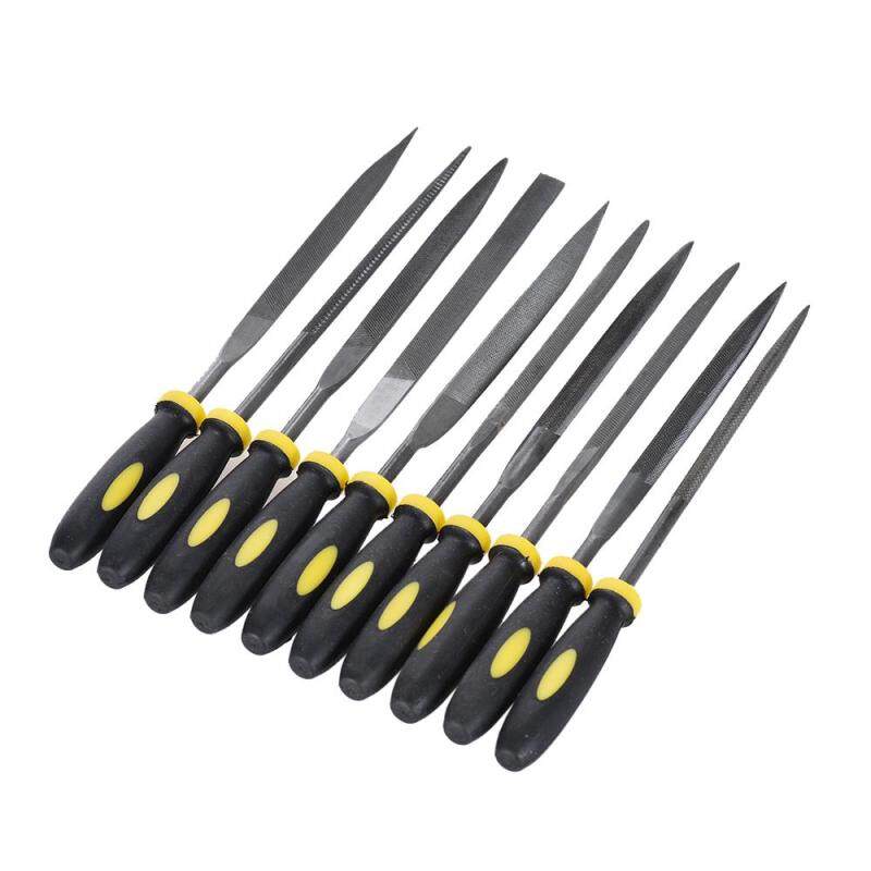10pcs Guitar Fret Nut Saddle Slot Pickguard Grinding Maintenance File Group Set Luthier Repair Tool 16cm Malaysia