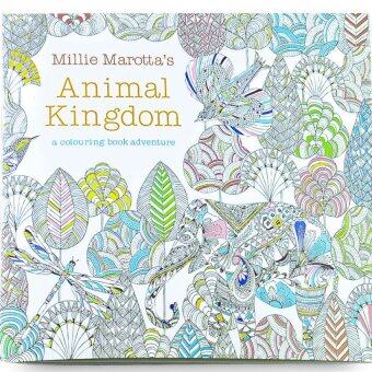 1pcs Animal Kingdom 2016 New Secret Garden An Inky Treasure Huntand Coloring Book For Children