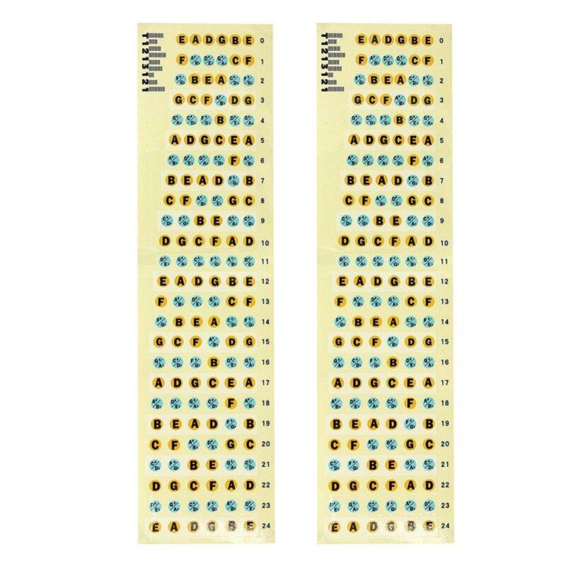 2Pcs Guitar Fretboard Note Labels Fret Sticker Malaysia