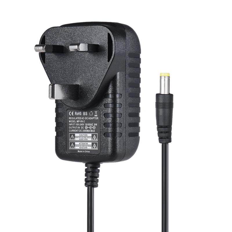 9V 2A Power Supply Adapter Converter for Guitar Bass Effect 100~240V Input UK Plug Malaysia