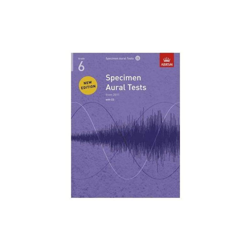 ABRSM SPECIMEN AURAL TESTS - GRADE 6 (2011+) BOOK/CD Malaysia