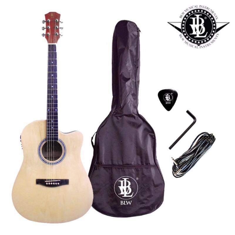 BLW 41 Inch Semi Acoustic Electric Guitar Dreadnaught Size Package
Comes with Guitar Bag, Cable, Guitar Pick and Merchandise Sticker
(Natural) Malaysia