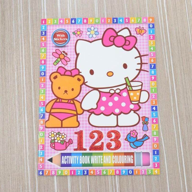 Children Learning Book 123 With Colourful Sticker (jq828c-hk001) Malaysia