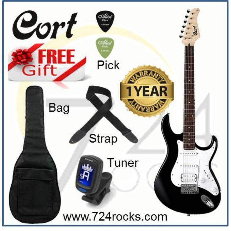Cort G110 electric Guitar (Black) Free Bag, Strap, Tuner & Picks Malaysia