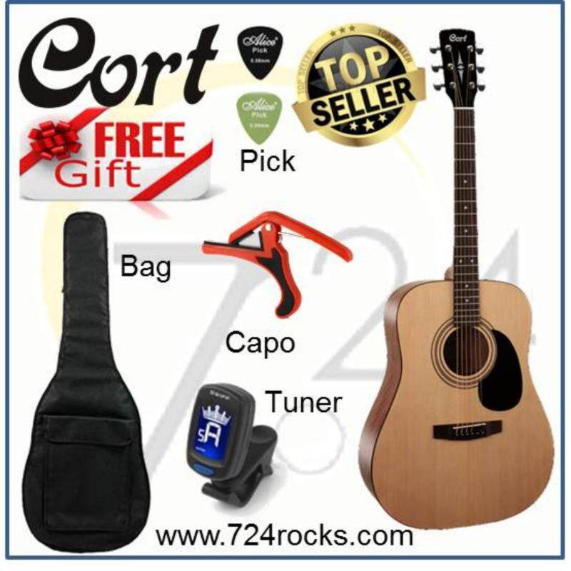 Cort Korea AD810 Acoustic Guitar free Bag, Tuner, Capo and picks Malaysia