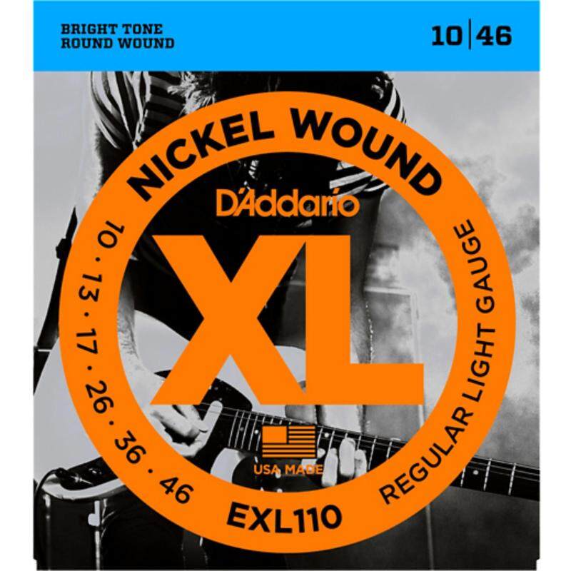 DAddario EXL110 10-46 Nickel Wound Light Electric Guitar Strings Single-Pack Malaysia