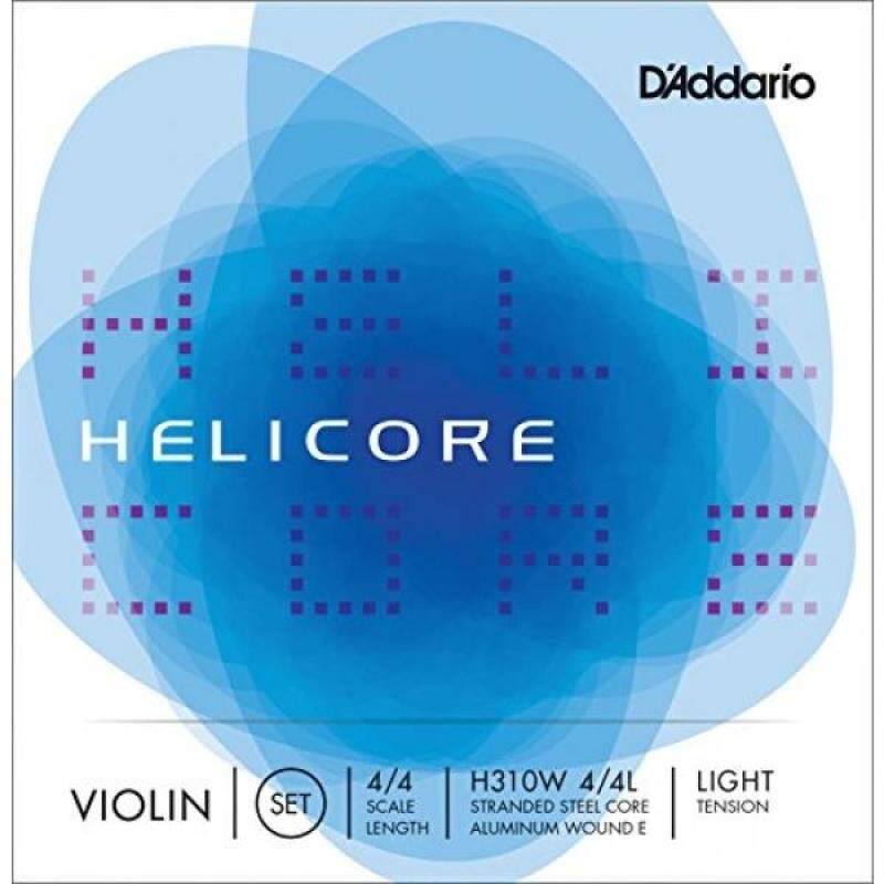 DAddario Helicore Violin String Set with Wound E, 4/4 Scale, Light Tension Malaysia