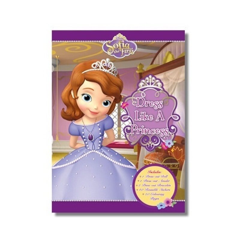 Disney Junior Sofia the First Dress Like A Princess Dress Up Book Malaysia