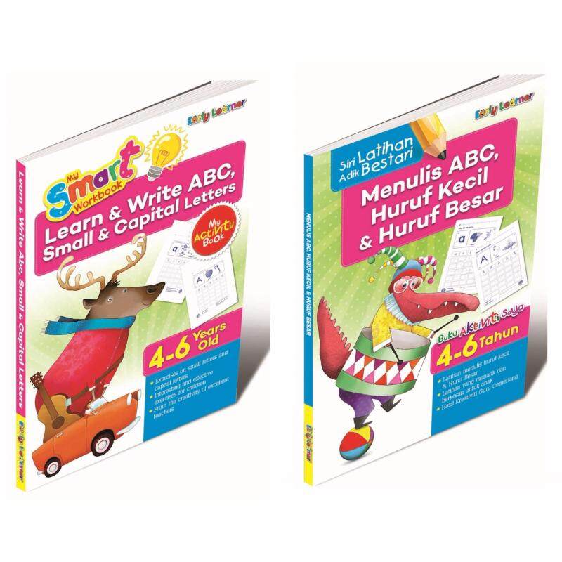 Early Learner Publication Menulis ABC,Huruf Kecil & Huruf Besar & Learn & Write ABC, Small & Capital Letters (2 Books) Malaysia