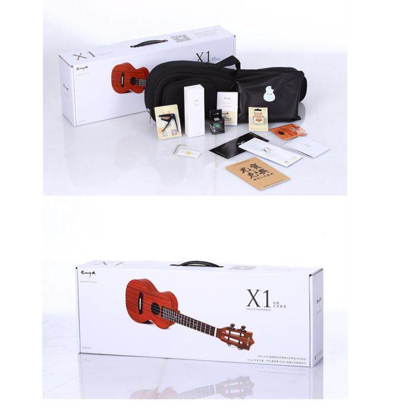 Enya EUC-X1+EQ Concert Ukulele 23 Inch Hawaii Concert Koa Ukulele With Classical Head Malaysia