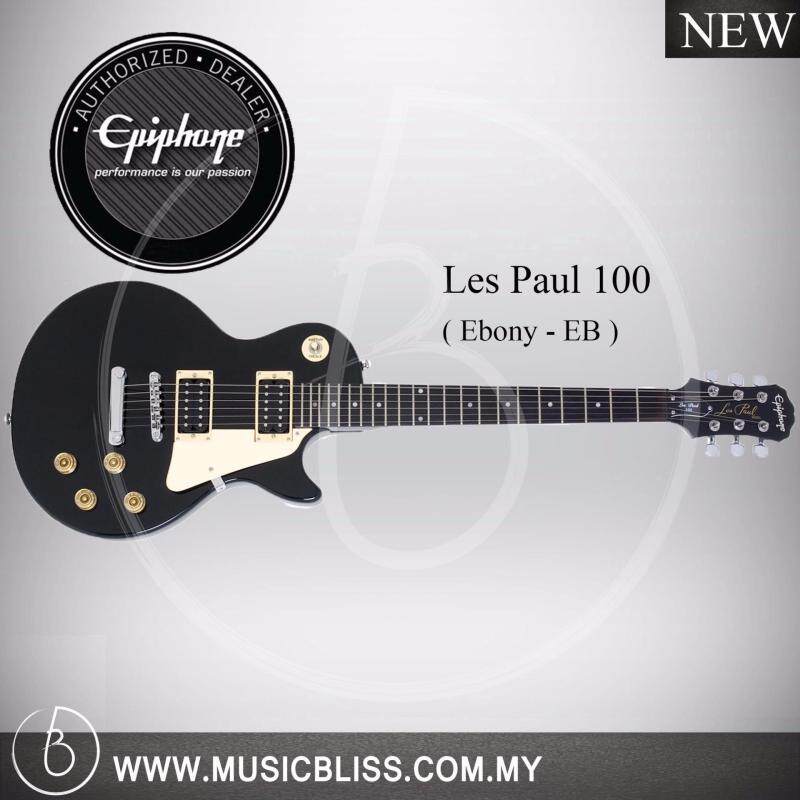 Epiphone Les Paul 100 Electric Guitar (Ebony) Malaysia