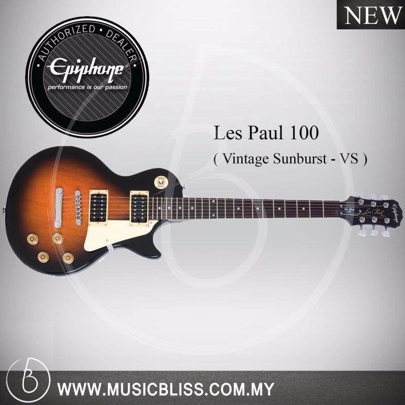 Epiphone Les Paul 100 Electric Guitar (Vintage Sunburst) Malaysia