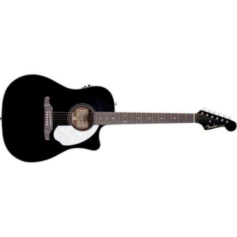 Fender Sonoran SCE Dreadnought Cutaway Acoustic-Electric Guitar - Black Malaysia