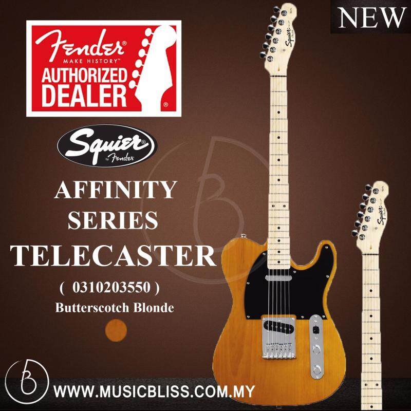Fender Squier Affinity Series Telecaster, Maple Fingerboard
Electric Guitar (Butterscotch Blonde) Malaysia