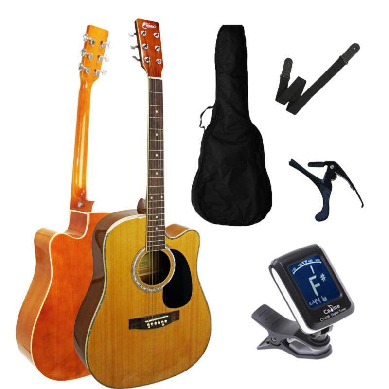 Firefly  FE-1120C Acoustic guitar Cut-Away  41 Inch Cut-Away Folk Guitar FOC non-padded guitar bag+ clip tuner + guitar strap + guitar capo Malaysia